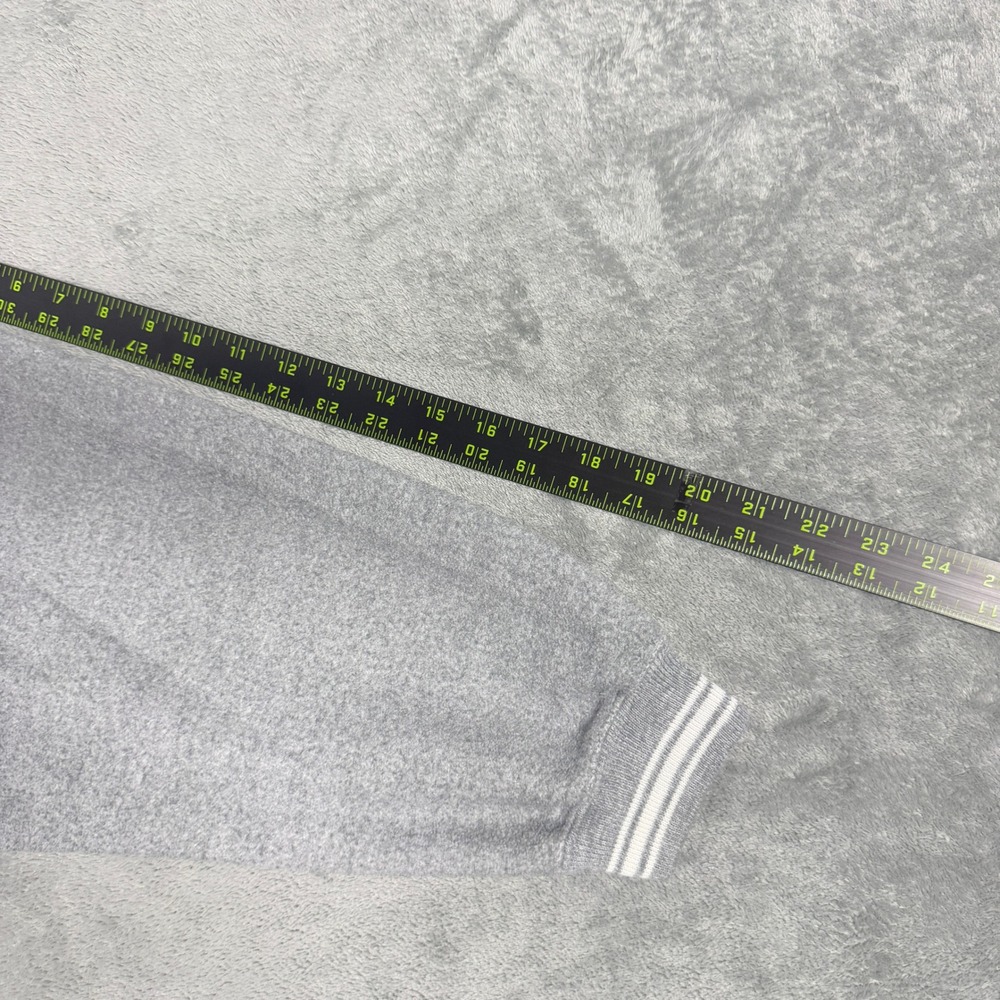 Vintage Gear For Sports Mens XL Michigan Sweatshirt Gray Striped Trim Crewneck - Picture 7 of 8